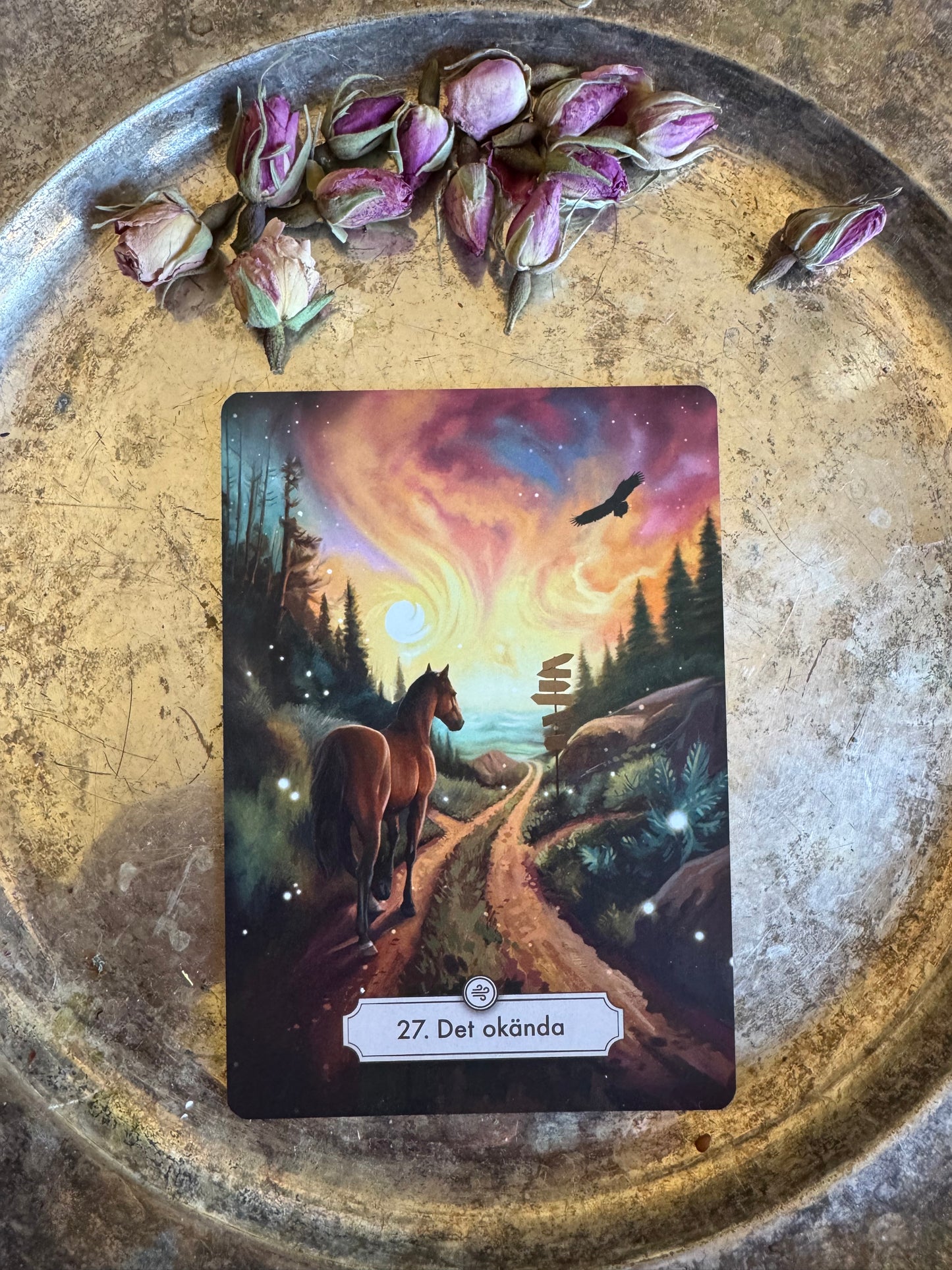 Messages from the horses - An oracle card deck. Gold version! SWE