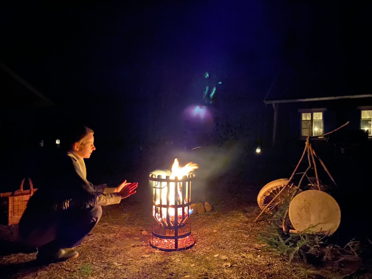 Winter solstice ceremony with the medicine of horses